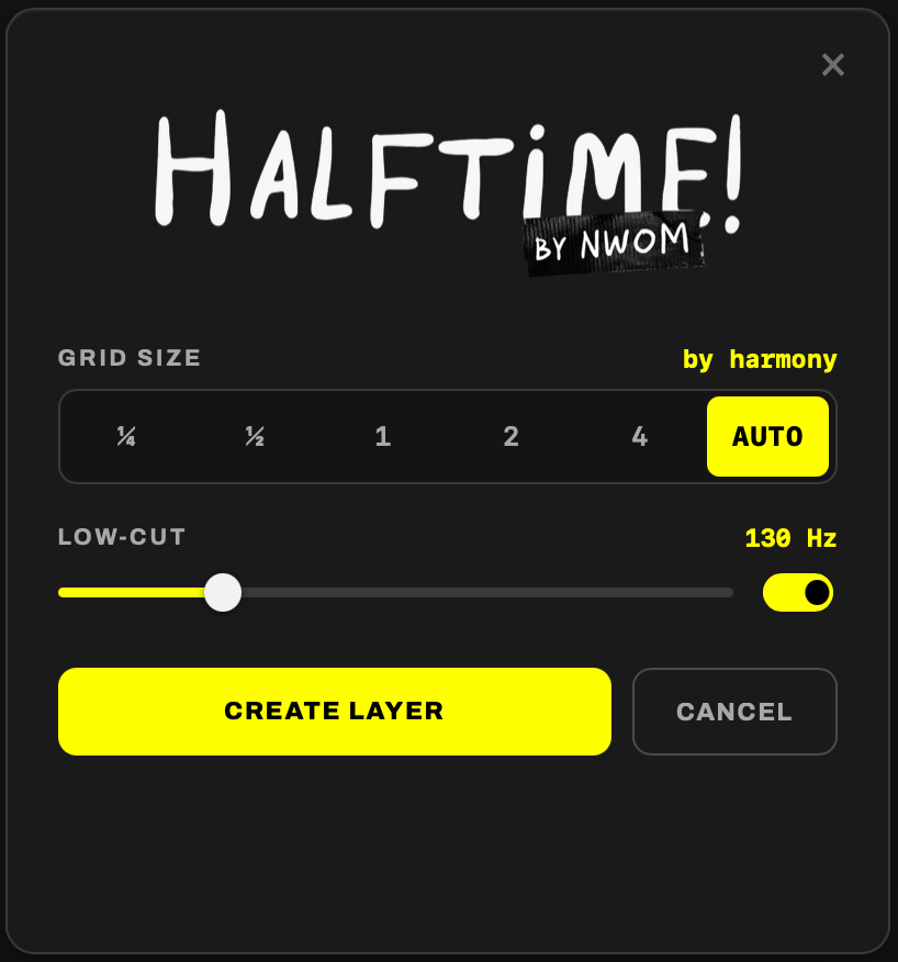NWOM Halftime in Ableton Live